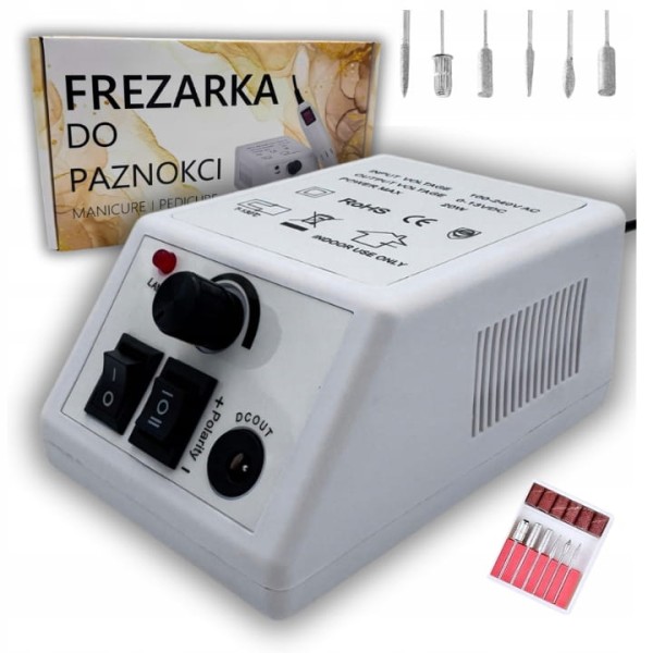 Frezarka do paznokci manicure pedicure mocna przenośna hybrydy