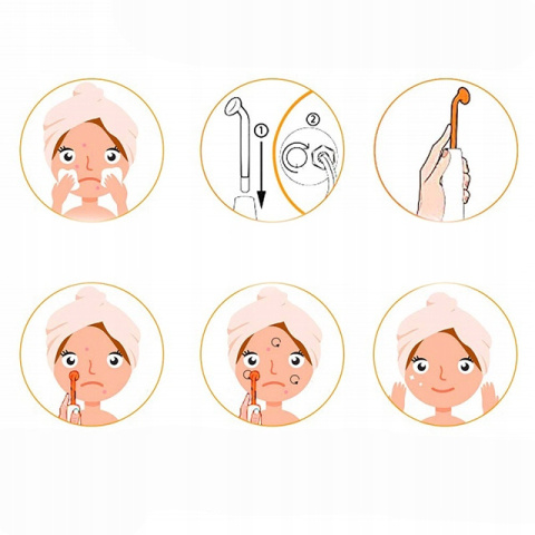 DERMA WAND PREMIUM DARSONWAL PRO D'ARSONVAL MOCNY 4 PELOTY DO SKÓRY TWARZY DERMA WAND PREMIUM DARSONWAL PRO D'ARSONVAL MOCNY 4 PELOTY DO SKÓRY TWARZY