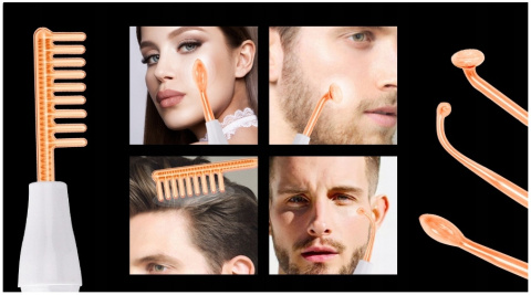 DERMA WAND PREMIUM DARSONWAL PRO D'ARSONVAL MOCNY 4 PELOTY DO SKÓRY TWARZY DERMA WAND PREMIUM DARSONWAL PRO D'ARSONVAL MOCNY 4 PELOTY DO SKÓRY TWARZY