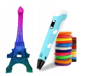 DreamCraft DŁUGOPIS 3D PEN 3D NIEBIESKI ZESTAW XXL 110M KSIĄŻECZKA FILAMENT