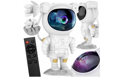 DreamCraft PROJEKTOR GWIAZD ASTRONAUTA DUŻY LED LAMPKA NOCNA 360 DreamCraft PROJEKTOR GWIAZD ASTRONAUTA DUŻY LED LAMPKA NOCNA 360