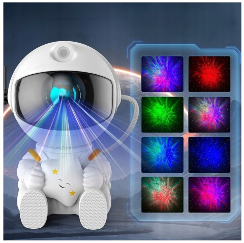 DreamCraft PROJEKTOR GWIEZDNY ASTRONAUTA LED LAMPKA NOCNA DreamCraft PROJEKTOR GWIEZDNY ASTRONAUTA LED LAMPKA NOCNA