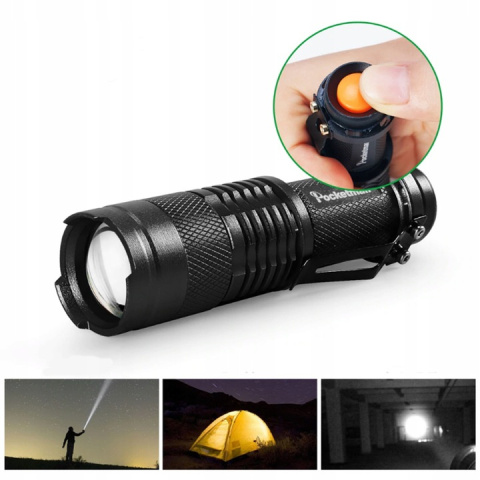 LATARKA TAKTYCZNA 2W1 LED CREE SURVIVALOWA ZOOM STROBOSKOP WOJSKOWA AKU LATARKA TAKTYCZNA 2W1 LED CREE SURVIVALOWA ZOOM STROBOSKOP WOJSKOWA AKU