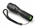 LATARKA TAKTYCZNA 2W1 LED CREE SURVIVALOWA ZOOM STROBOSKOP WOJSKOWA AKU